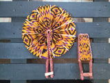 ROYAL KENTE hand fan