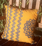 MANCALA BATIK  throw pillow cover