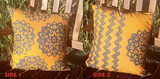 MANCALA BATIK  throw pillow cover