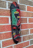 TALKING DRUMS  african wooden mask