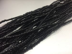 BLACK SMALL waist beads
