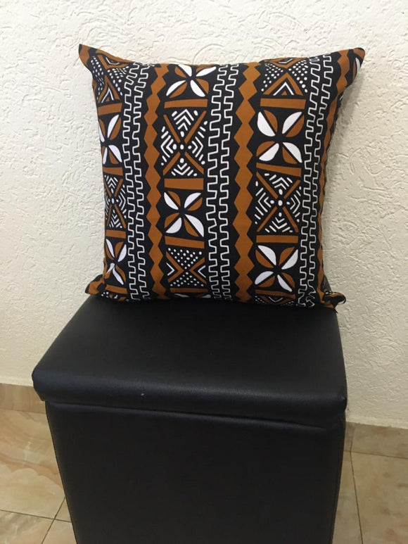 AFRO BLOOM throw pillow cover