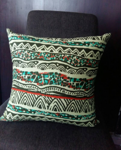 OLIVE TRIBAL throw pillow cover