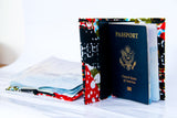 RED ABSTRACT passport cover