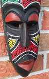 TALKING DRUMS  african wooden mask