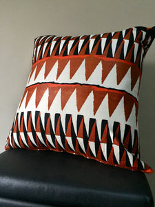TRIBAL PEAKS throw pillow cover