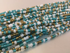 WINTER WONDERLAND waist beads