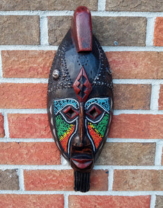 YAW  african wooden mask