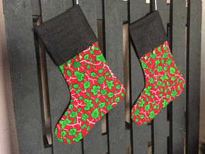 FLORAL ANKARA christmas stocking